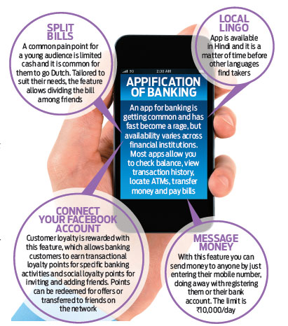 Get smart banking operation with mobile apps