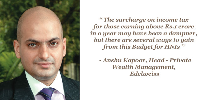 The surcharge on income tax for those earning above Rs.1 crore in a year may hav