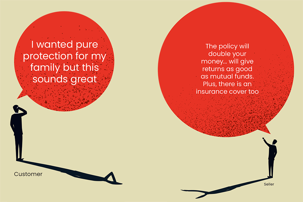 Games Agents Play  To Mis-Sell Ulips