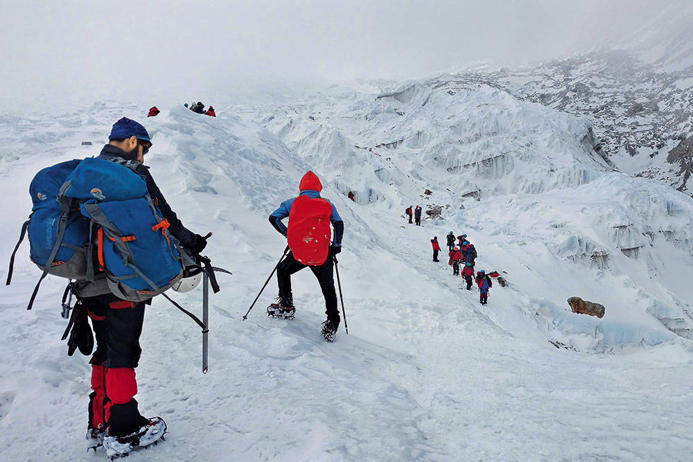 HMI Base Camp (16,000 ft) Rathong Glacier, Sikkim. Photos: Sutirtha Sanyal
