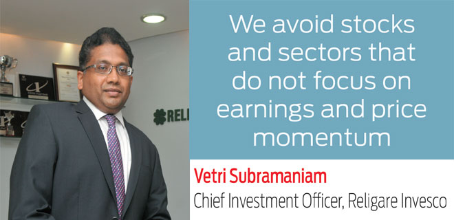 Biased portion for large-cap in Religare Invesco Dynamic Equity